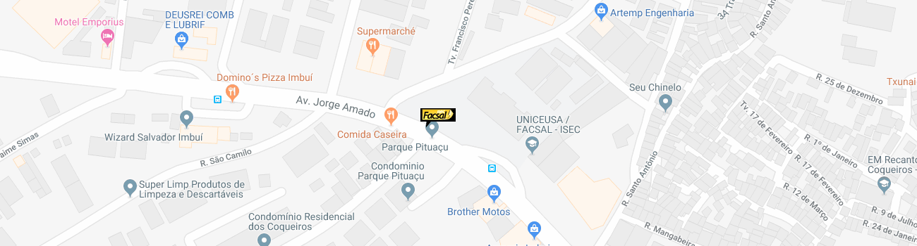 Mapa da FACSAL